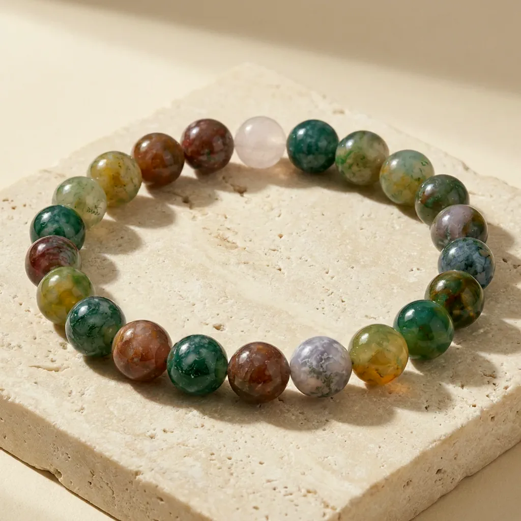 Bracelet en agate indienne — État d'Âme