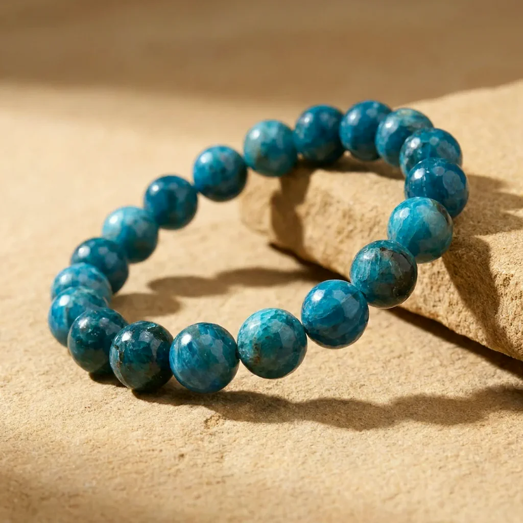 Bracelet en apatite bleue — État d’Âme