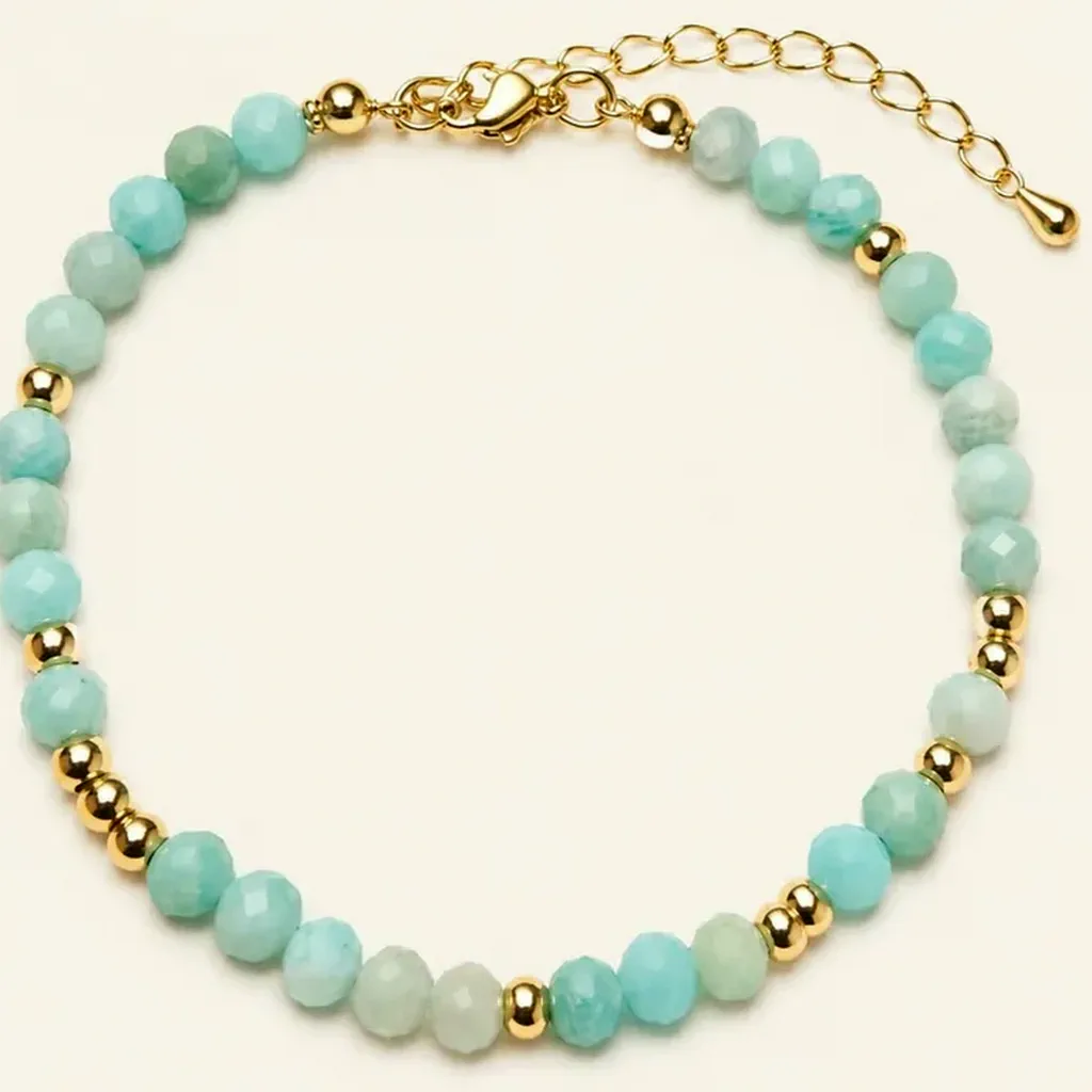 Bracelet fin ajustable en pierres facettées 2 mm — État d'Âme