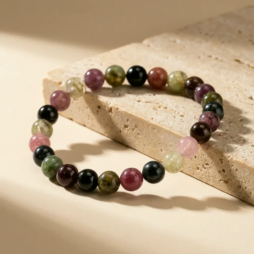 Bracelet en tourmaline multicolore — Colorée — État d’Âme